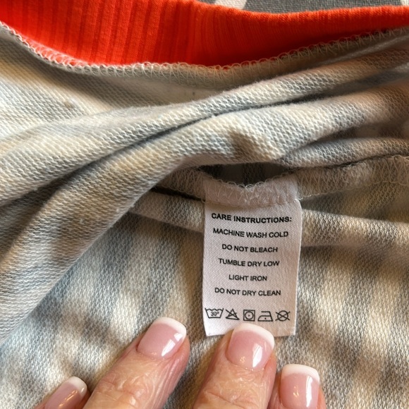 Exclusive striped sweatshirt top szM - Picture 13 of 14
